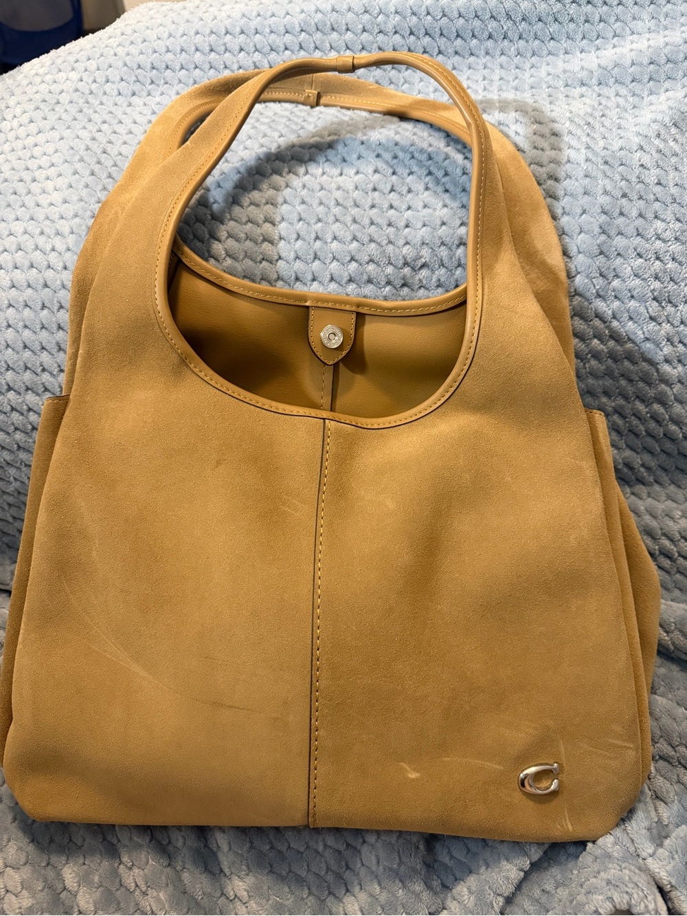 Coach Lana Camel Suede